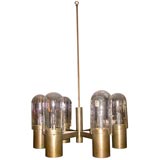 Italian Brass Dome Chandelier