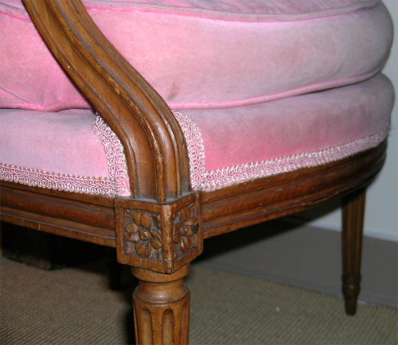 18th Century and Earlier Pair of Louis XVI Fauteuils