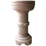 Antique Red Granite Fountain