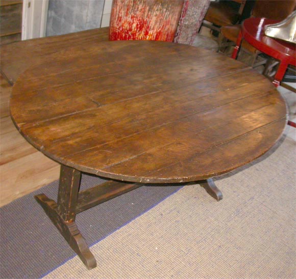 French Wine Tasting Table with Tilt Top