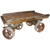 Industrial Wagon/Cart Coffee Table