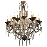 16-light French crystal chandelier