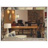 Flower Etched Mirror