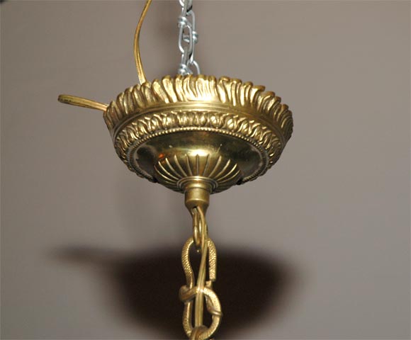 Bronze 12 Light Chandelier In Good Condition For Sale In Culver City, CA