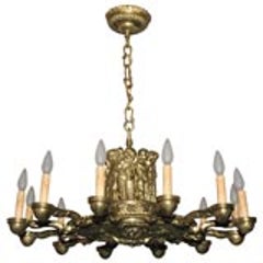 Bronze 12 Light Chandelier 1