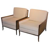 Pair of Club Chairs designed by T.H. Robsjohn-Gibbings