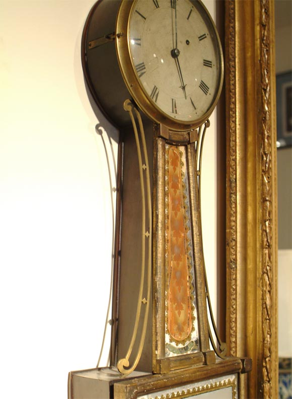 Aaron Willard Jr. Banjo Clock In Excellent Condition In San Francisco, CA