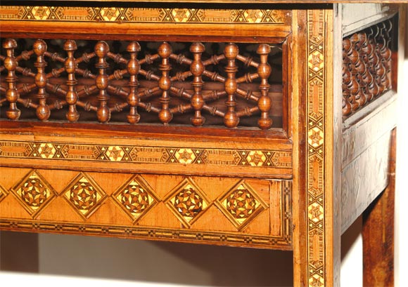 A pair of Ottoman inlaid game tables In Good Condition In San Francisco, CA