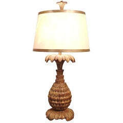 Candace Barnes Now: PINEAPPLE Giltwood lamp