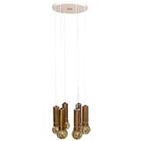 Vintage Gino Sarfatti Glass Chandelier