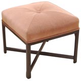 Tommi Parzinger Stool in Sage Mohair