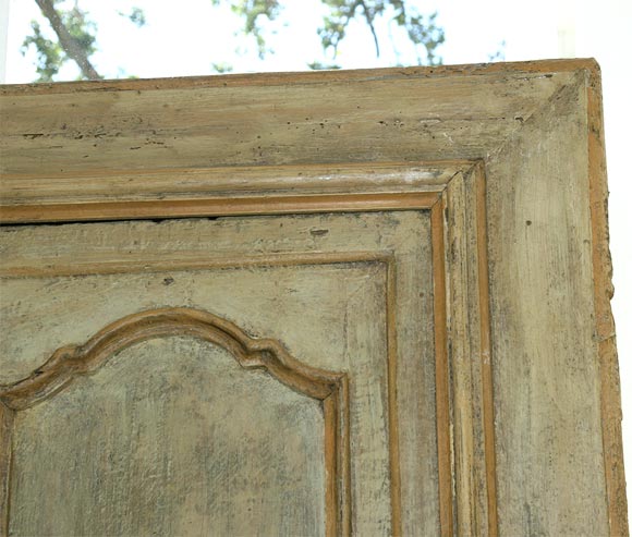 18th c. Italian Painted Door and Frame 1