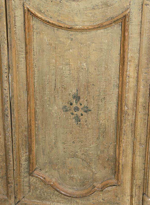 18th c. Italian Painted Door and Frame 2
