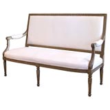 LOUIS XVI STYLE PAINTED SETTEE LOUIS XVI STYLE PAINTED SETTEE