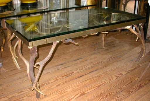 Beautifully designed antler coffee table