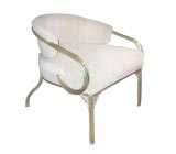 Vintage Pair of Upholstered Ultra-Suede Chairs