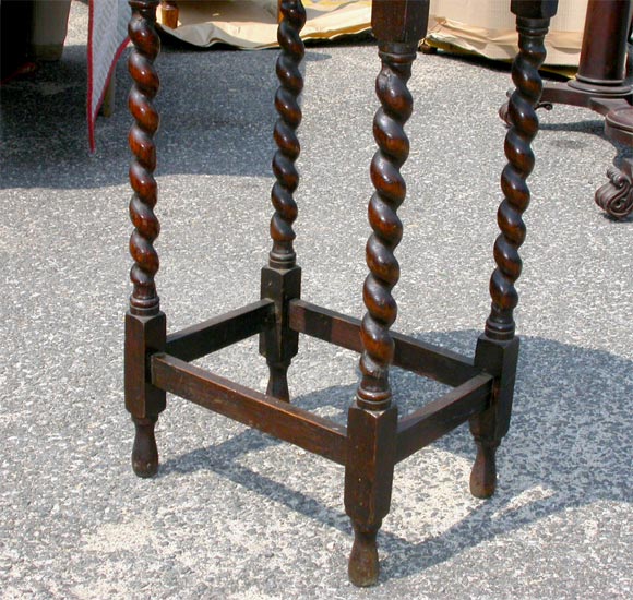 Oak Spindle Leg Side Table, other similiar tables available.