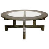 James Mont Round Low Table