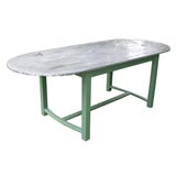 French zinc Top Table