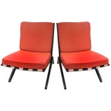 Pierre Jeanneret "Scissor" chairs for Knoll