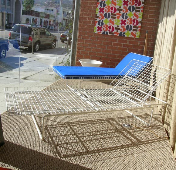 Pr. of early Knoll chaise lounges by Richard Schultz