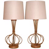 Custom Rattan Table Lamps
