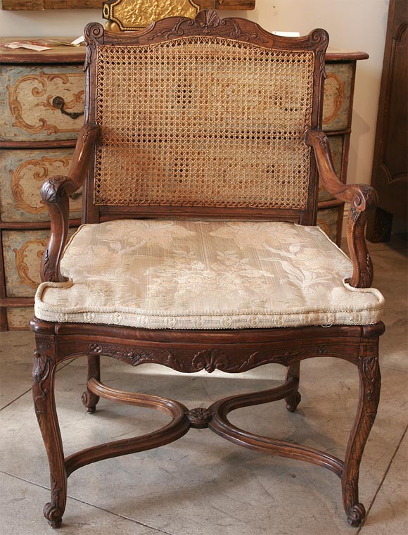 Pair 18th c. Regence' Armchairs