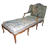 Rare 18th C. French chaise longue