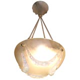 French Art Deco Chandelier by Rene Lalique