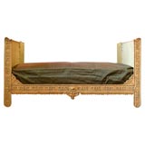 Antique Napoleon III Cast-Iron Day Bed