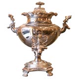 Antique French Plated Silver Coffee Urn