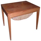 teak sewing table
