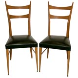 Set of 6 Italian dining chairs