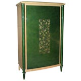 Green Lacquer Bar Cabinet by Batistin Spade