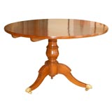 Louis Philippe Walnut Circular Table
