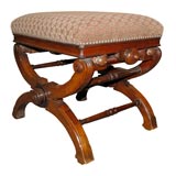 English 19th C. adjustable stool