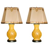 Pair of oriental urns' lamps