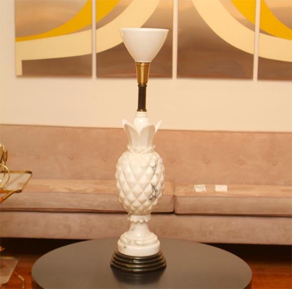 Monumental Alabaster Pineapple Uplight