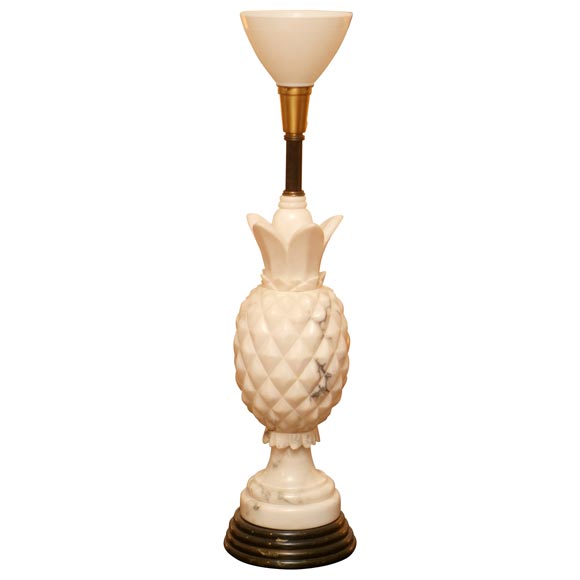 Monumental Alabaster Pineapple Uplight