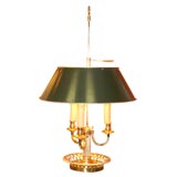 Louis XVI Style Silver Plated Bouillotte Lamp