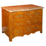 French Regence Period Marble-Top Commode, Signed