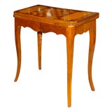 French Louis XV Style Mahogany Game Table