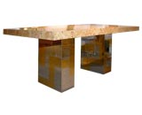 Dining table designed by Paul Evans
