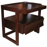 Paul Laszlo Two-Tiered Table with Drawers