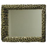 Antique Leopard Skin Mirror