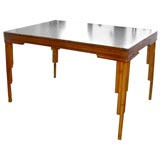Rattan Art Deco Table