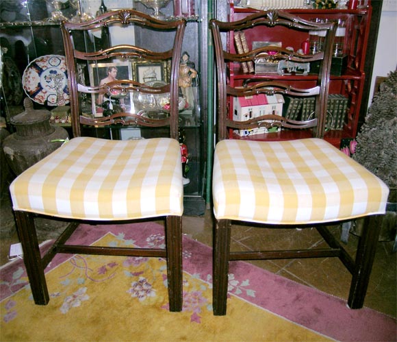 2 Chippendale Style Chairs
