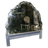Mirrored Headboard