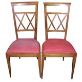 Set of Six  X  Back  Side Chairs