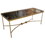 Bagues faux bamboo leg coffee table